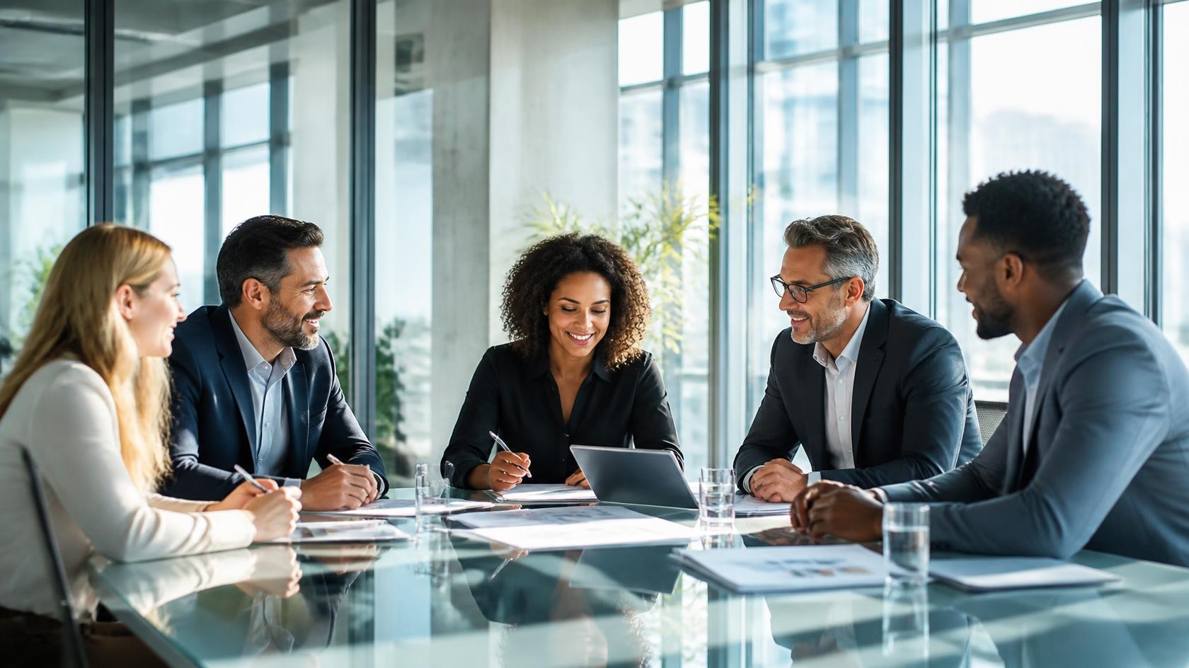 Strategic real estate advisory meeting